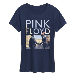 �A�j���L�����N�^�[ ���f�B�[�X �g�b�v�X T�V���c �O���t�B�b�N Licensed Character Women's Pink Floyd Wish You Were Here Cover Graphic Tee Navy �l�C�r�[