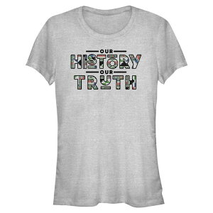 �A�j���L�����N�^�[ ���f�B�[�X �g�b�v�X T�V���c �O���t�B�b�N Licensed Character Juniors' Our History Our Truth Graphic Tee Athletic Heather �w�U�[