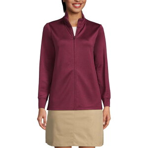�����Y�G���h ���f�B�[�X �A�E�^�[ �W���P�b�g�E�u���]�� Women's Lands' End Active Performance Full Zip Jacket Burgundy �o�[�K���f�B