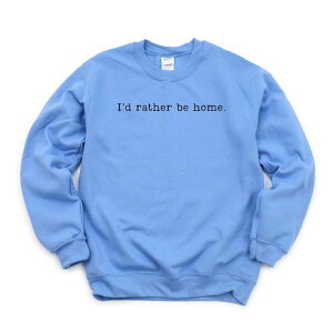 Simply Sage Market ���f�B�[�X �g�b�v�X T�V���c �X�E�F�b�g �O���t�B�b�N Simply Sage Market I'd Rather Be Home Typewriter - Women's Graphic Sweatshirt Carolina
