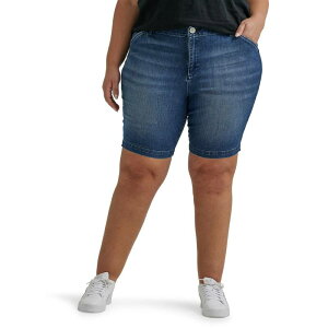 ���[ ���f�B�[�X �{�g���X �n�[�t�p���c�E�V���[�c �v���X�T�C�Y �V���[�g�p���c Plusize Lee Chino Bermuda Shorts Expedition