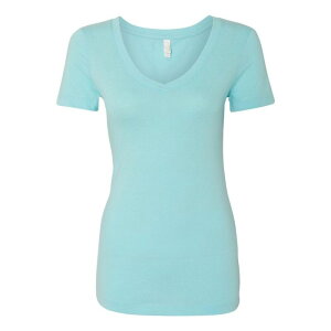 �t���\ ���f�B�[�X �g�b�v�X T�V���c V�l�b�N Floso Next Level Women ´ s Ideal V-Neck T-Shirt Cancun