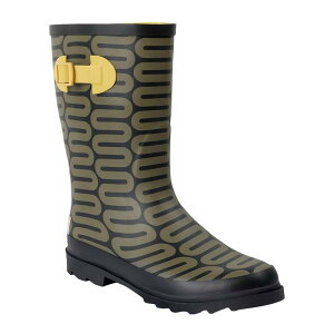 ���K�b�^ ���f�B�[�X �V���[�Y �u�[�c�E���C���u�[�c Regatta Womens/Ladies Orla Kiely Rain Cloud Mid Calf Wellington Boots Olive �I���[�u
