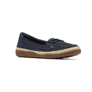 �N���[�N�X ���f�B�[�X �V���[�Y Clarks Elaina Milly Women'slip-On Shoes Navy �l�C�r�[