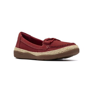 �N���[�N�X ���f�B�[�X �V���[�Y Clarks Elaina Milly Women'slip-On Shoes Red ���b�h