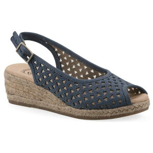�z���C�g�}�E���e�� ���f�B�[�X �V���[�Y �T���_�� White Mountain Maize II Women'slingback Wedge Sandal Blue Raspberry �u���[