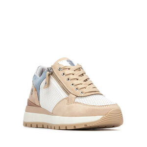 ���t���b�V�� ���f�B�[�X �V���[�Y �X�j�[�J�[ ���[�X Refresh Collection Women's Casualace-Up Sneakers 175126 Beige �x�[�W��