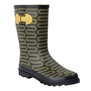 ���K�b�^ ���f�B�[�X �V���[�Y �u�[�c�E���C���u�[�c Regatta Womens/Ladies Orla Kiely Spinning Flower Mid Calf Wellington Boots Olive �I���[�u