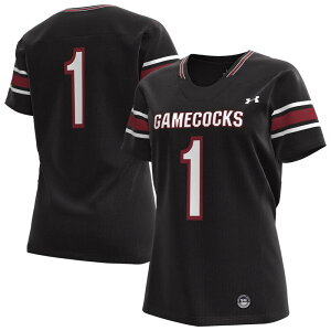 �A���_�[�A�[�}�[ ���f�B�[�X �g�b�v�X T�V���c �W���[�W�[ Women's Under Armour Black South Carolina Gamecocks Replica Football Jersey Scr Black �u���b�N