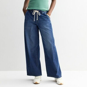 �\�m�} ���f�B�[�X �{�g���X �f�j���p���c ���C�h���b�O �W�[���Y Women'sonoma Goods For Life High Rise Wide Leg Pull On Jeansuper Dark Wash