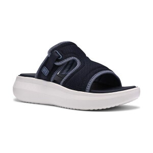 �N���[�N�X ���f�B�[�X �V���[�Y �T���_�� Clarks Cloudsteppersolevana Mist Women's Wedge Sandals Navy �l�C�r�[