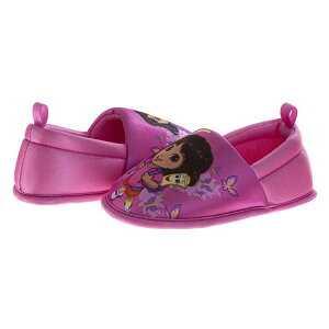�j�R���f�I�� ���f�B�[�X �V���[�Y �T���_�� �v���X�T�C�Y Nickelodeon Dora thexplorer Girls' Slippers Plush Warm and Soft House Shoes (Toddler / Little Kid) Pink �s���N