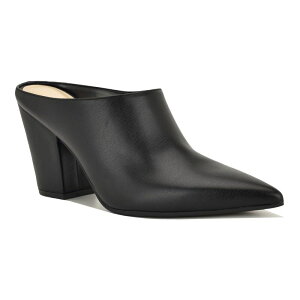 �i�C���E�F�X�g ���f�B�[�X �V���[�Y �p���v�X �q�[�� Nine West Andora Women's Pointy Toe Slip-On Heeled Mules Black �u���b�N