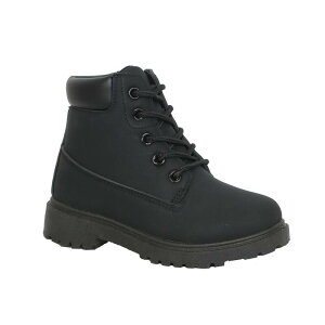 ���L ���f�B�[�X �V���[�Y �u�[�c�E���C���u�[�c ���[�X Yoki Tudor Boys Lace-Up Zipper Combat Boots Black �u���b�N