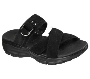 �X�P�b�`���[�Y ���f�B�[�X �V���[�Y �T���_�� �����b�N�X�t�B�b�g Skechers Relaxed Fit Easy Going Simply Dreamy Women'sandals Black �u���b�N
