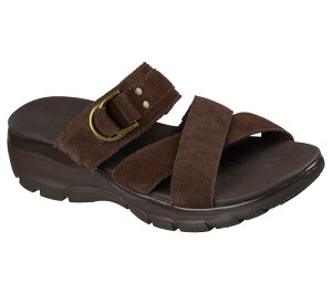 �X�P�b�`���[�Y ���f�B�[�X �V���[�Y �T���_�� �����b�N�X�t�B�b�g Skechers Relaxed Fit Easy Going Simply Dreamy Women'sandals Chocolate �`���R���[�g