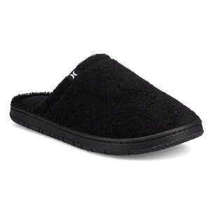 �n�[���[ ���f�B�[�X �V���[�Y �T���_�� Hurley Relay2 Men'slip-On Moccasin Slippers Black �u���b�N