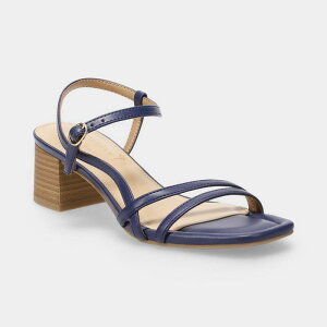 LC Lauren Conrad ���f�B�[�X �V���[�Y �p���v�X �A�V�����g���[ �q�[�� LC Lauren Conrad Emerald Women's Asymmetrical Strap Low Heel Navy �l�C�r�[