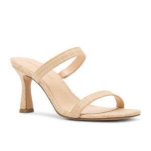 �}�b�f���K�[�� ���f�B�[�X �V���[�Y �T���_�� �q�[�� madden girl Georgie Women'slip-On Flare Heels Natural Raffia