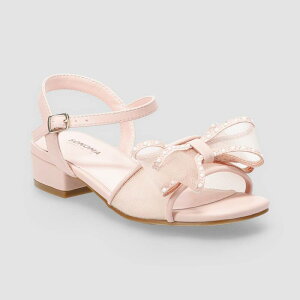 �\�m�} ���f�B�[�X �V���[�Y �p���v�X �T���_�� Sonoma Goods For Life Bedillia Little Kid Girls Faux Pearl Bow-Accentedressandals Pink �s���N
