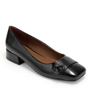 �G�A���\�[���Y ���f�B�[�X �V���[�Y �p���v�X �q�[�� Aerosoles Isai Women's Round Toe Block Heel Dress Pumps Black Patent �u���b�N