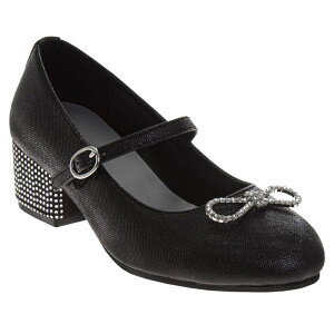 �o�b�W�F���[�~�V���J ���f�B�[�X �V���[�Y �p���v�X Badgley Mischka Elegant Sparkle Comfort Fit Little Kid Girls Dresshoes Black �u���b�N