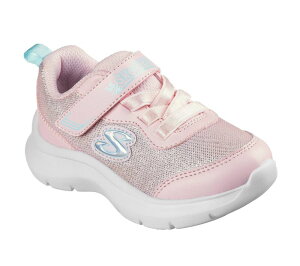 �X�P�b�`���[�Y ���f�B�[�X �V���[�Y �X�j�[�J�[ SkechersKECH FAST Slip-On Cushioned Toddler Girlsport Sneakers Light Pink �s���N