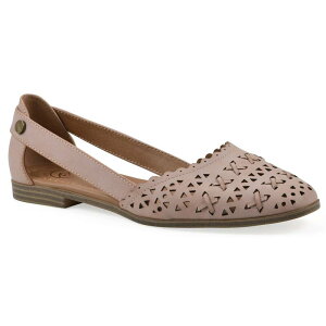 �z���C�g�}�E���e�� ���f�B�[�X �V���[�Y �T���_�� White Mountainobler Women's Pointed Toe Flats Blush Burnished �u���b�V��