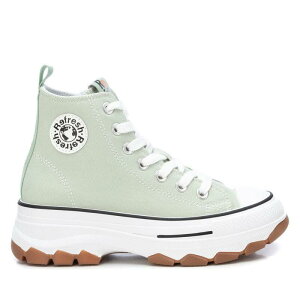 ���t���b�V�� ���f�B�[�X �V���[�Y �X�j�[�J�[ Refresh Women's Canvas High-Top Urban Sneakers 171919 Aqua �A�N�A