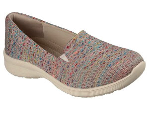 �X�P�b�`���[�Y ���f�B�[�X �V���[�Y �T���_�� �����b�N�X�t�B�b�g �X�j�[�J�[ Skechers Relaxed Fit Women'slip-On Comfort Sneakers Taupe Multi �g�[�v