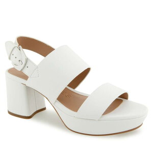 �G�A���\�[���Y ���f�B�[�X �V���[�Y �p���v�X �v���b�g�t�H�[�� �T���_�� Aerosoles Camilia Women's Platform Sandals Bright White �z���C�g