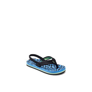 ���[�t ���f�B�[�X �V���[�Y �T���_�� REEF Little Ahi Kidslip-On Sandalswellcheckers
