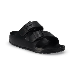 �\�m�} ���f�B�[�X �V���[�Y �T���_�� Sonoma Goods For Life JessieeVA Footbed Kids' Slides Black �u���b�N