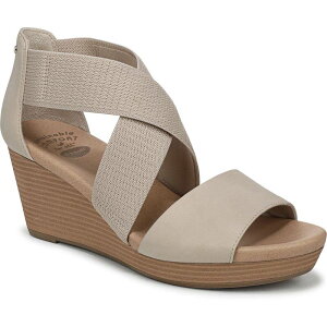 �h�N�^�[�E�V���[�� ���f�B�[�X �V���[�Y �T���_�� Dr. Scholl's Barton Band Women's Wedge Sandals Light Gray �O���[
