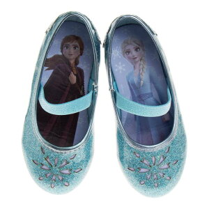 �f�B�Y�j�[ ���f�B�[�X �V���[�Y �T���_�� Disney's Frozen Anna & Elsa Toddler Girls' Mary Jane Shoes Blue �u���[
