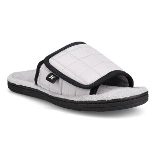 �n�[���[ ���f�B�[�X �V���[�Y �T���_�� Hurley Pluff 3 Men'slippers Lite Grey �O���[
