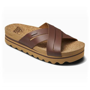 ���[�t ���f�B�[�X �V���[�Y �T���_�� REEF Kaia Cross Women'sandals Nutmeg