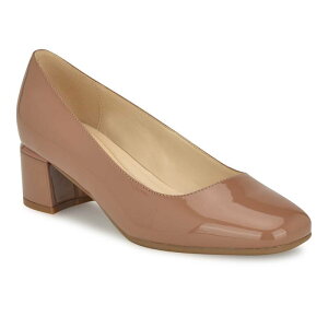 �i�C���E�F�X�g ���f�B�[�X �V���[�Y �p���v�X Nine West Geona Women's Dress Pumps Medium Natural Patent