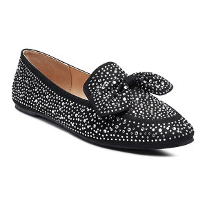 �����h�����O ���f�B�[�X �V���[�Y �X���b�|���E���[�t�@�[ London Rag Dewdrops Women's Loafers Black �u���b�N