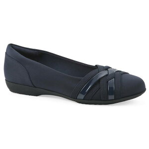 �N���t�o�C�z���C�g�}�E���e�� ���f�B�[�X �V���[�Y �T���_�� Cliffs by White Mountain Chic Women's Ballet Flats Navy Nylon �l�C�r�[
