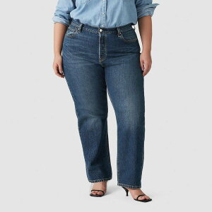 ���[�o�C�X ���f�B�[�X �{�g���X �f�j���p���c �X�g���[�g �v���X�T�C�Y �W�[���Y Plusize Levi's 501 High-Rise Straight Leg Jeans Believe Not