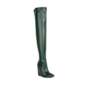 �����h�����O ���f�B�[�X �V���[�Y �u�[�c�E���C���u�[�c London Rag Leggy Lass Women's Over-The-Knee Boots Khaki �J�[�L