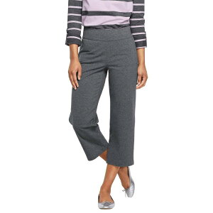 �����Y�G���h ���f�B�[�X �{�g���X �J�W���A���p���c Women's Lands' End Starfish Straight-Leg Pull-On Cropants Charcoal Heather �`���R�[��