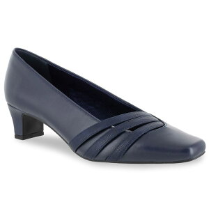 �C�[�W�[�X�g���[�g ���f�B�[�X �V���[�Y �p���v�X Easy Street Entice Women'square Toe Pumps Navy �l�C�r�[