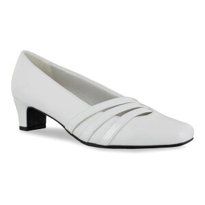 �C�[�W�[�X�g���[�g ���f�B�[�X �V���[�Y �p���v�X Easy Street Entice Women'square Toe Pumps White �z���C�g