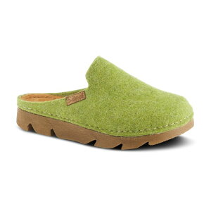 tNTX fB[X V[Y T_ Flexus by Spring Step Cloggish Women'slippers Green O[