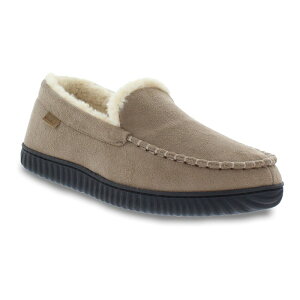 GfB[ oEA[ Y V[Y T_ XG[h Eddie Bauer Micro Suede Men's Moccasin Slippers Taupe g[v