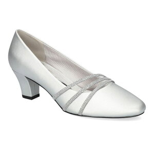 �C�[�W�[�X�g���[�g ���f�B�[�X �V���[�Y �p���v�X Easy Street Cristiny Women's Pumpsilver Satin �V���o�[
