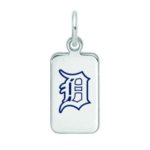 yz SA[g fB[X uXbgEoOEANbg ANZT[ LogoArt Sterling Silver Detroit Tigers Enameled Tag Pendant Sterling Silver