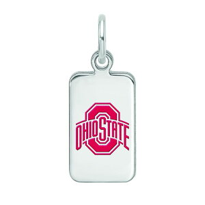 yz SA[g fB[X uXbgEoOEANbg ANZT[ LogoArt Sterling Silver Ohio State Enamel Tag Pendant Sterling Silver